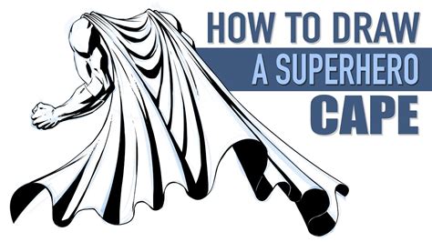 How to Draw a Superhero Cape - YouTube