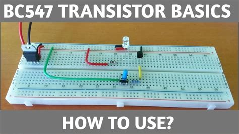 Transistor As A Switch Using Bc547 Transistor