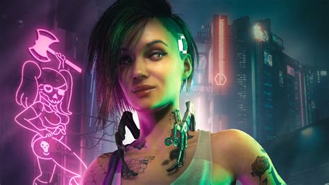 1600x900 Resolution Neon Cyberpunk 2077 HD 1600x900 Resolution Wallpaper - Wallpapers Den