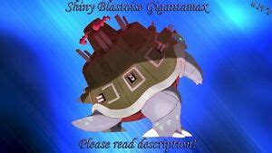 Shiny Blastoise Gigantamax Gmax 6IV - Pokemon Sword/Shield | eBay