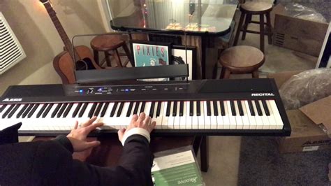 Alesis Recital Keyboard Unboxing + First Play - YouTube