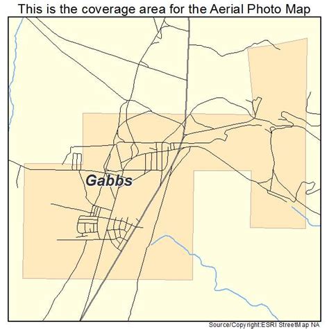 Aerial Photography Map of Gabbs, NV Nevada