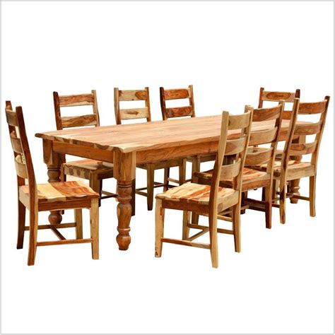 Solid Wood Dining Table And 6 Chairs - Chairs : Home Design Ideas # ...