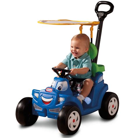 Little Tikes Deluxe 2 in 1 Cozy Roadster Toddler Kids Push Car Ride On Toy, Blue 696229726649 | eBay