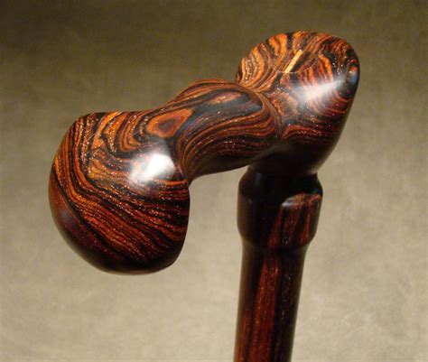 Extra Big Tall Custom Walking Cane Item 106 Cocobolo