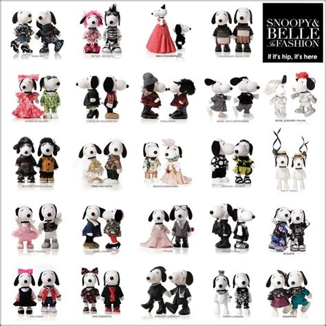 More Designers Dress Snoopy & Belle in Fashion – See All 30 New Ones – if it's hip, it's here