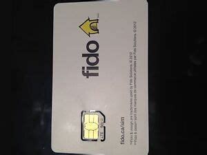 New 4G LTE Fido Canada Micro Sim Card for Prepaid Pay-as-you-go ...