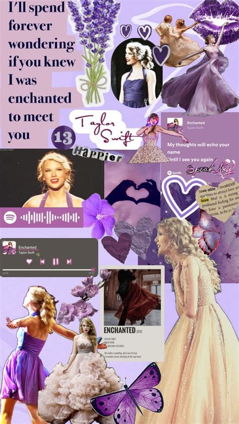 Enchanted - Taylor Swift 💜 #taylorswift #taylorswiftaesthetic #taylorswiftcollage #taylorsw… in ...