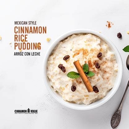 Cinnamon Rice Pudding | Cinnamon Vogue