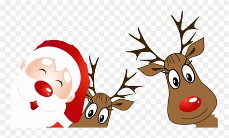 Free Santa And Reindeer Clipart, Download Free Santa And Reindeer ...