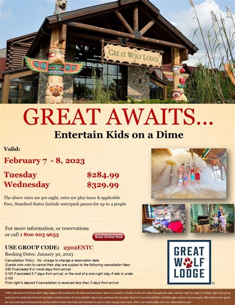 Great Wolf Lodge Deals 2024 January - Glynis Carolan