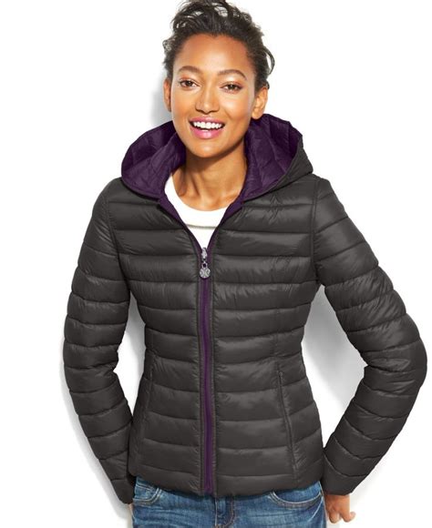 Nautica Reversible Hooded Quilted Packable Puffer Coat & Reviews ...