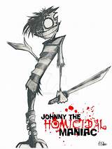 Johnny The Homicidal Maniac By Illmindset On DeviantArt sketch template