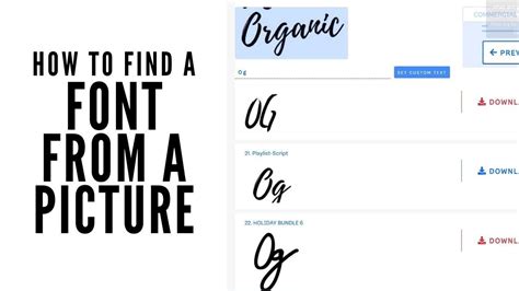 How to Find a Font from a Picture - YouTube in 2020 | Cricut tutorials, Text fonts, Find fonts