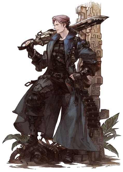 Gunbreaker Job Art - Final Fantasy XIV: Shadowbringers Art Gallery