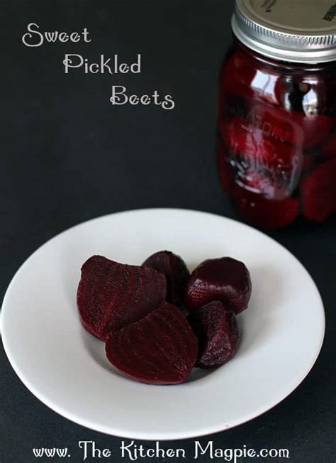 Canned Pickled Beets Recipe - The Kitchen Magpie