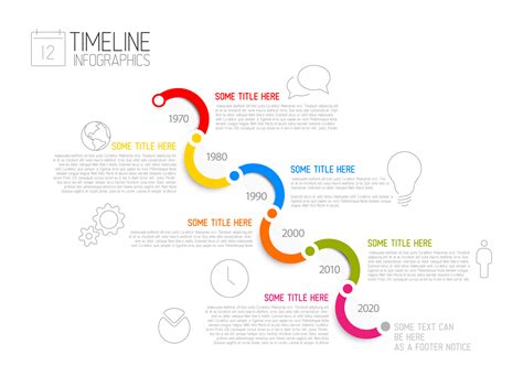 Timeline Infographics Free Presentation Template - Gambaran
