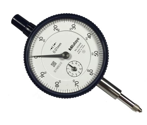 Mitutoyo Dial Indicator 0-10mm x 0.01mm – General Tools