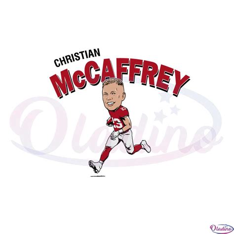 Christian Mccaffrey San Francisco 49ers Football Player Svg