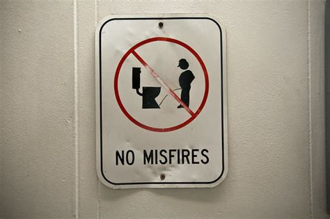 Gun range bathroom sign | David Trawin | Flickr