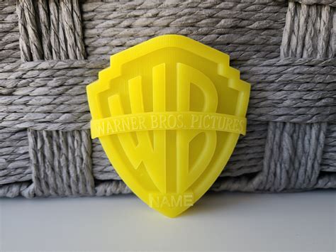 Warner Bros Logo Warner Bros Television 3D Printed - Etsy Hong Kong