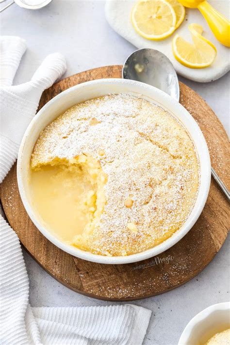 Self Saucing Lemon Pudding | Recipe | Lemon dessert recipes, Lemon pudding dessert, Easy puddings