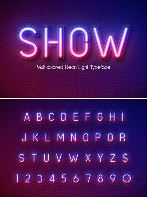 50 Top Fonts for 2019 | Fonts | Graphic Design Junction | Neon typography design, Neon ...