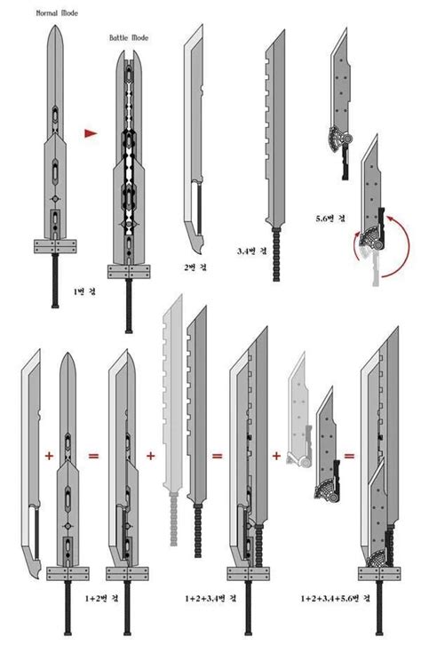 Clouds sword from advent children : FinalFantasy