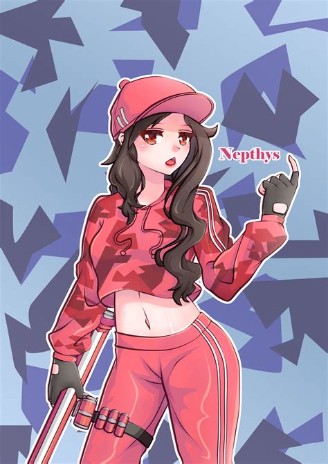 Ruby from Fortnite Fan Art (Commission) by NepthysArts on DeviantArt