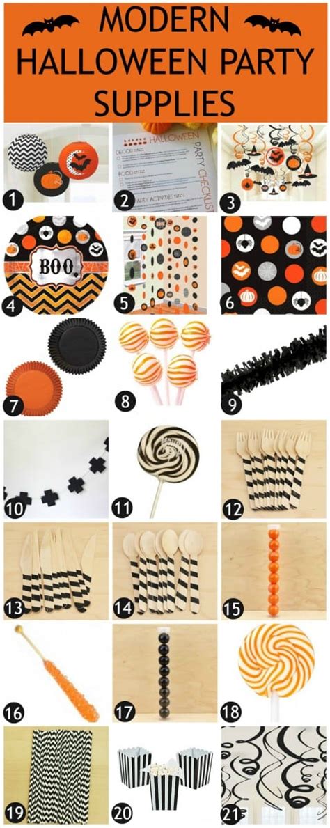 Modern Halloween Party Supplies | Catch My Party