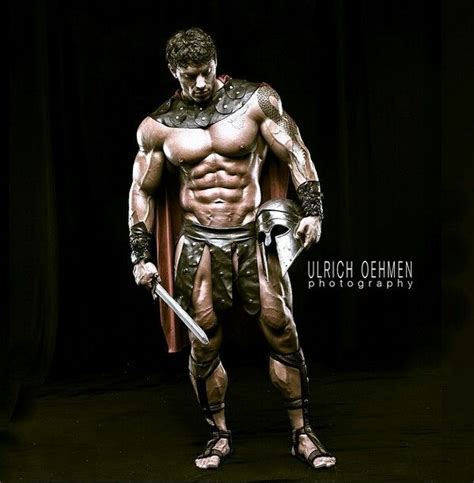 Russian bodybuilder Denis Sergovskiy. Epic Spartan warrior pic. Reminds ...