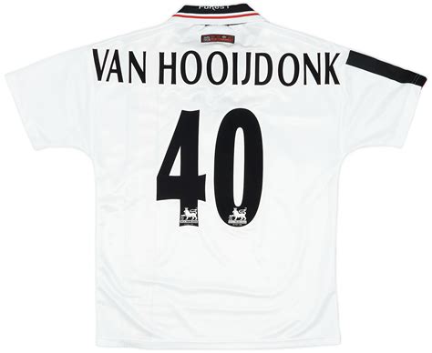 1998-99 Nottingham Forest Away Shirt van Hooijdonk #40 - 8/10 - (M)