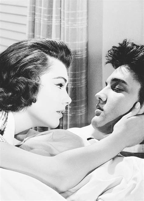 ELVIS PRESLEY - Elvis and Judy Tyler in ‘Jailhouse Rock’, 1957.