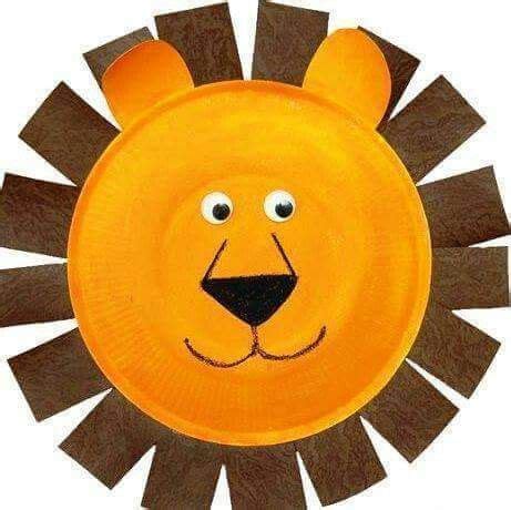 Pin by Britta Fecker on Kigaideen | Lion craft, Paper plate animals, Animal crafts for kids