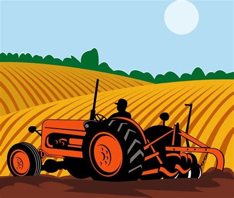 Vector cartoon farm tractor free vector download (19,714 Free vector) for commercial use. format ...