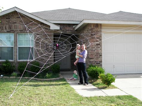 25 ft GIANT Spider Web Halloween House Prop