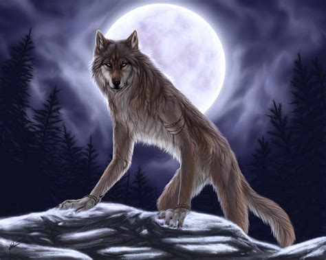 Download Wolf Werewolf Artistic Fantasy Art