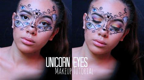 UNICORN EYES MAKEUP TUTORIAL - YouTube