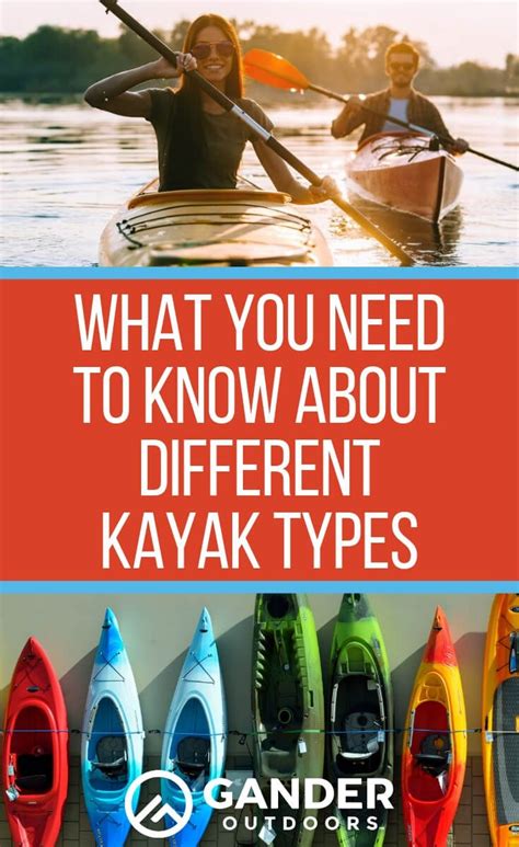 An Overview of Kayak Types | Kayak for beginners, Kayaking tips, Kayaking