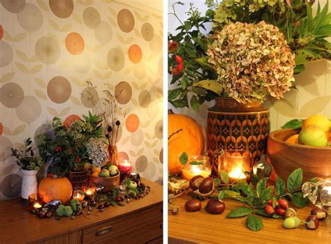 Harvest decorations in my home | My Thrifty Life by Cassiefairy