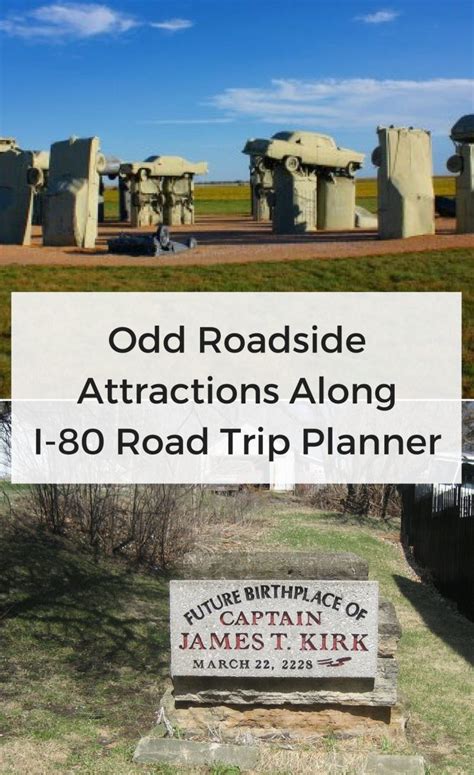 Odd Roadside Attractions Along I-80 Road Trip Planner - Just Short of Crazy