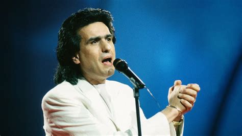 Toto Cutugno, Italian winner of the Eurovision Song Contest 1990 ...