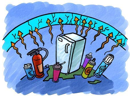 an illustration of a refrigerator surrounded by many things that are in ...