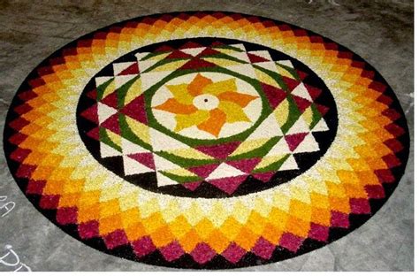 Worlds Largest collection of Pookalams (Flower Carpet): Prize winning Pookalam Designs