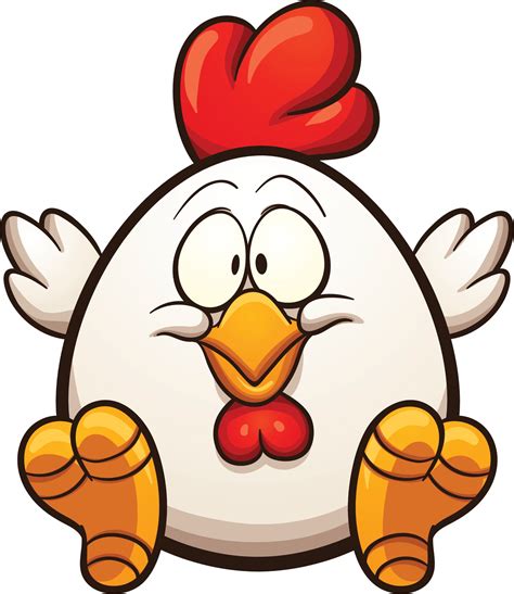 Cute Funny Nursery Farm Animal Egg Cartoon Emoji - Chicken Vinyl Decal ...