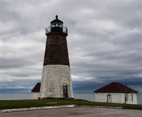 Point Judith Lighthouse in Narragansett Photograph by Roni Chastain | Fine Art America