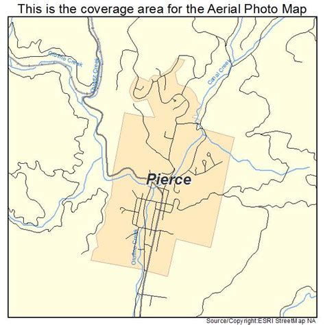 Aerial Photography Map of Pierce, ID Idaho