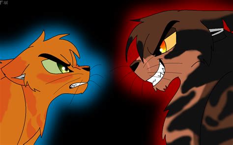 Firestar vs. Tigerstar 2012 by Faith-Wolff on DeviantArt