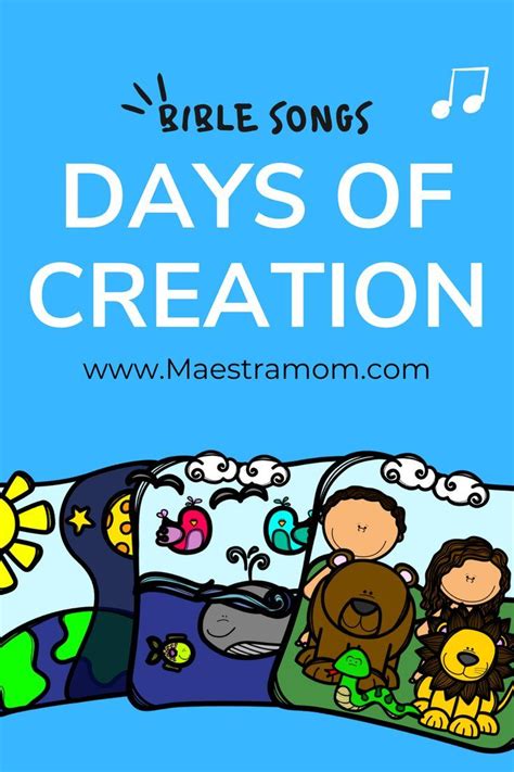 Days of creation kids songs for bible class – Artofit