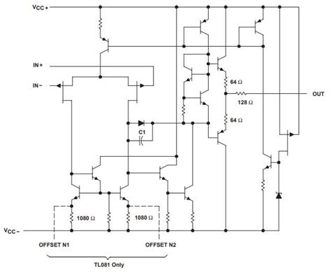 TL084CN Operational Amplifier: Pinout, Equivalent, Application